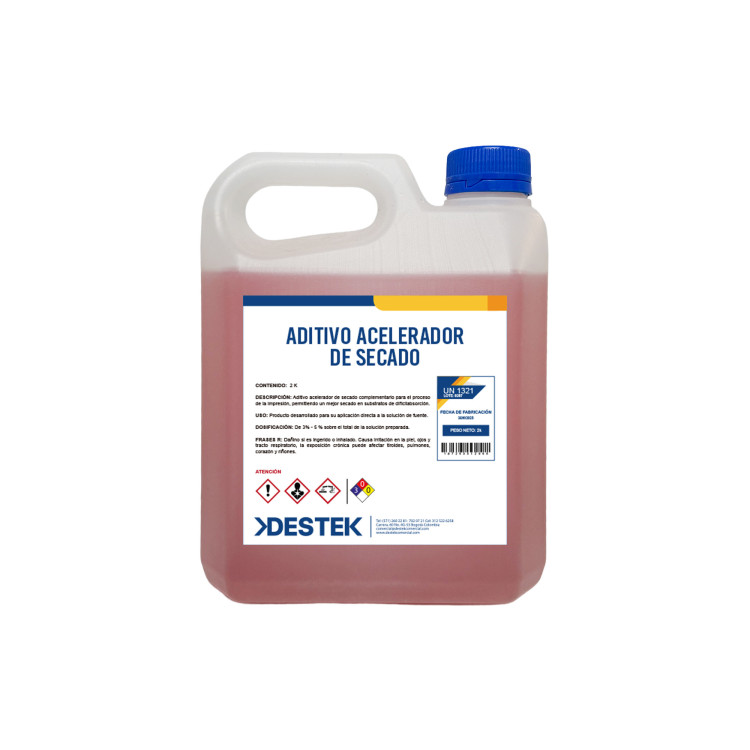 Aditivo Acelerador de Secado Litográfico 2 KG | Destek Comercial