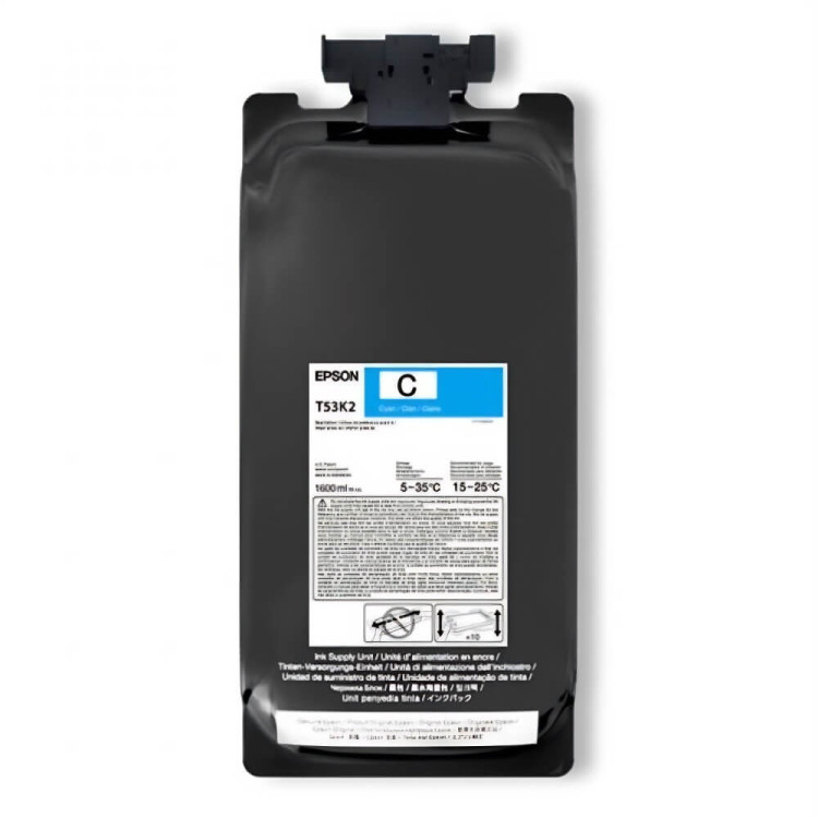Bolsa de Tinta cyan Epson UltraChrome DS T53K220
