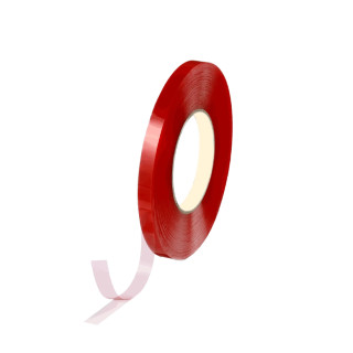 Cinta doble faz roja 6 mm x 50 m