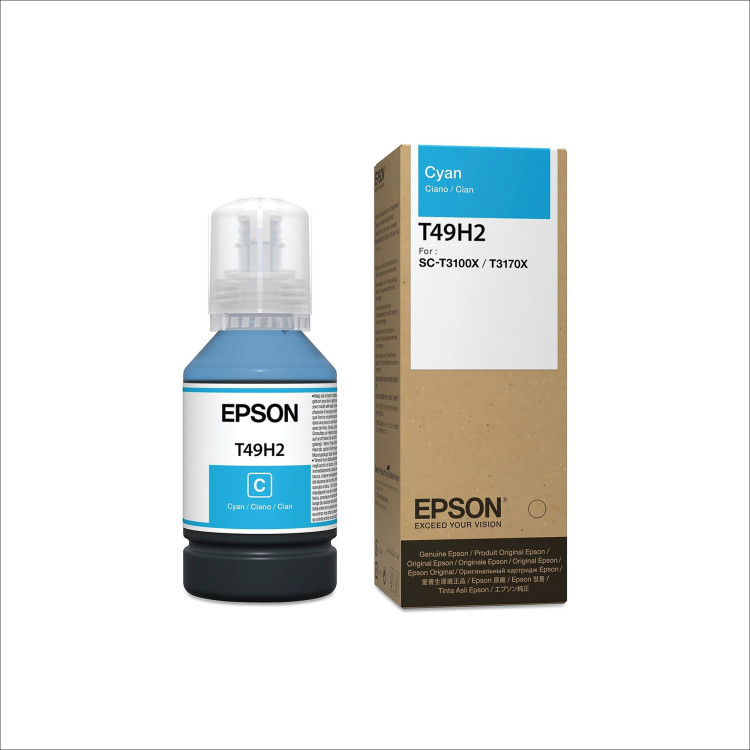BOTELLA DE TINTA EPSON CYAN 140ML
