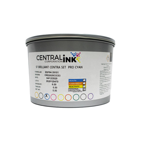 TINTA PROCESS CYAN CENTRA SET LATA X 2.5 KILOS CI