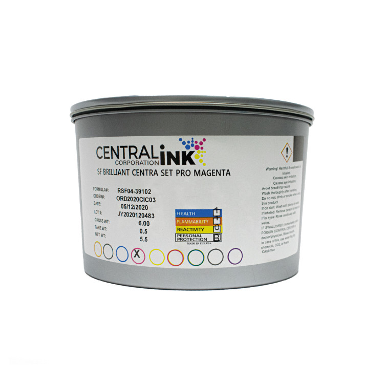 TINTA PROCESS MAGENTA CENTRAL SET LATA X 2.5 KILOS CI