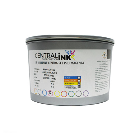 TINTA PROCESS MAGENTA CENTRAL SET LATA X 2.5 KILOS CI