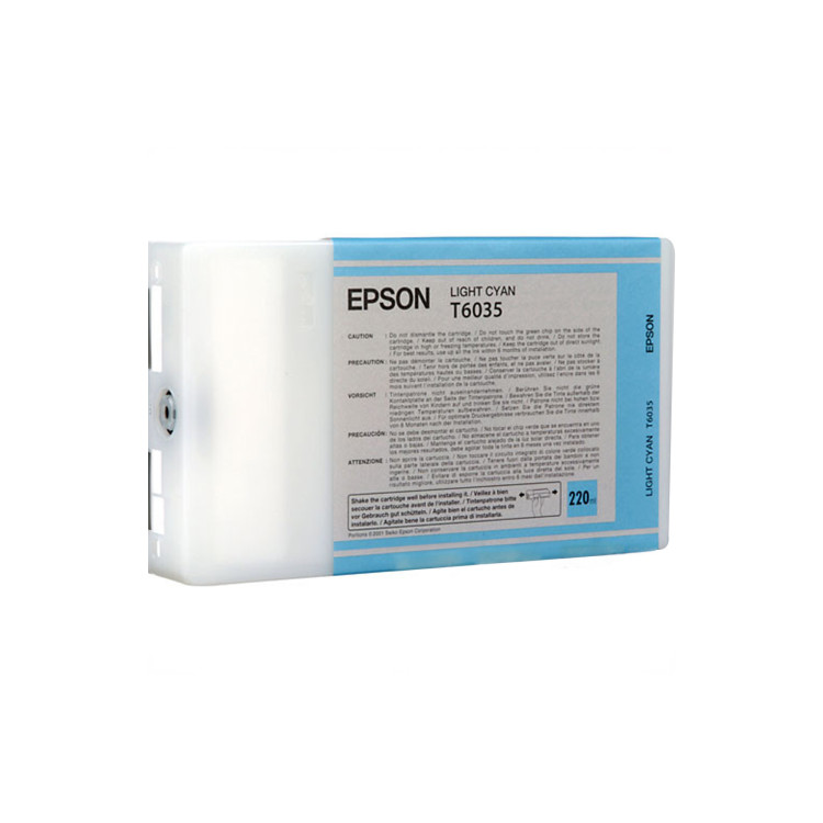 Cart. EPSON UltraChrome K3 Cian Claro 220ml SP7800 | Destek