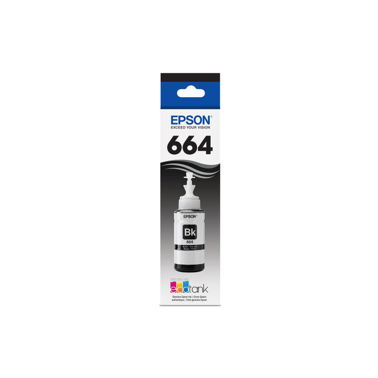 BOTELLA TINTA EPSON 664 NEGRO EPSON L200/L210/L355/L350/L455/L555/L575/L655/L1300