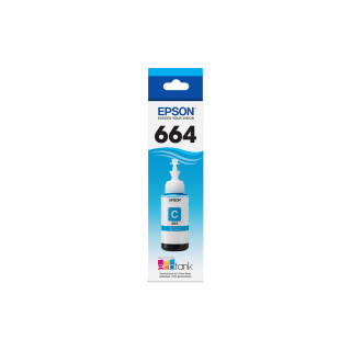Botella Tinta EPSON 664 Cian EcoTank L Series | Destek Comercial
