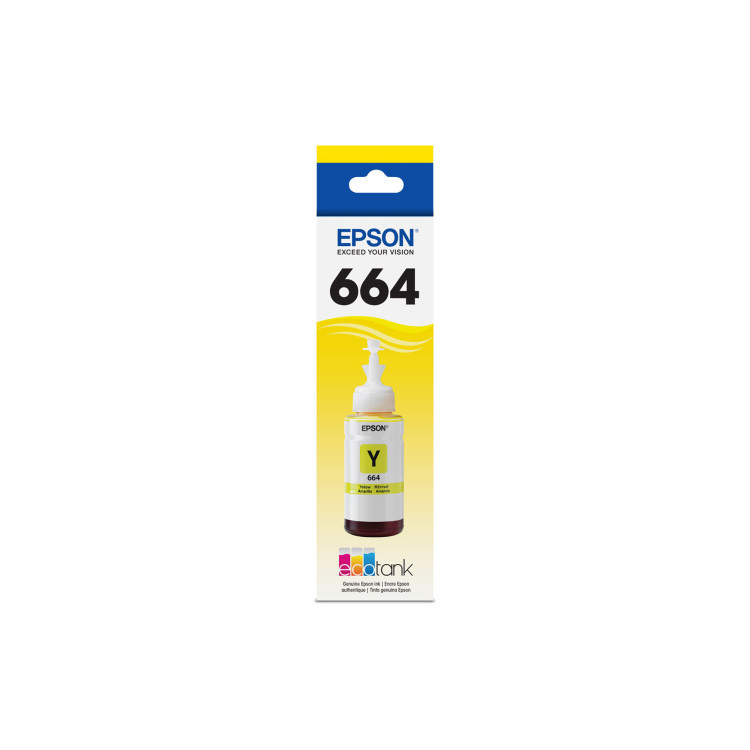 Botella Tinta EPSON 664 Amarillo EcoTank L Series | Destek