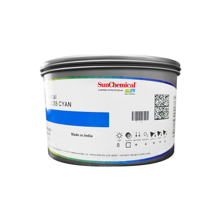 TINTA PROCESS CRYSTAL CYAN X 1 KILO SUN CHEMICAL