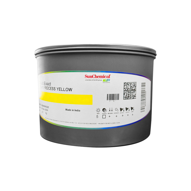 TINTA PROCESS EXACT AMARILLO X 2.5 KILOS SUN CHEMICAL