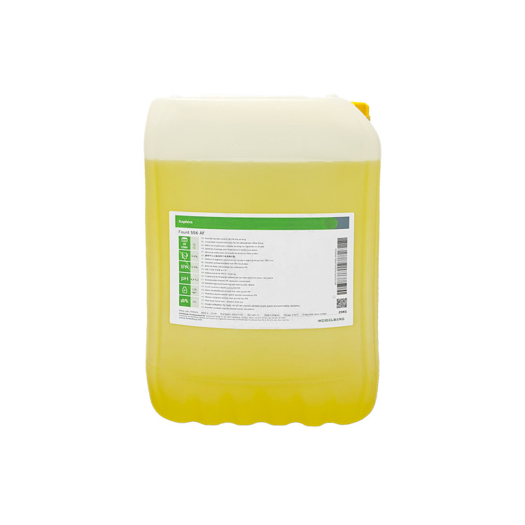 Solución de Fuente Saphira Fount 556 Libre Alcohol 25 KG | Destek C...