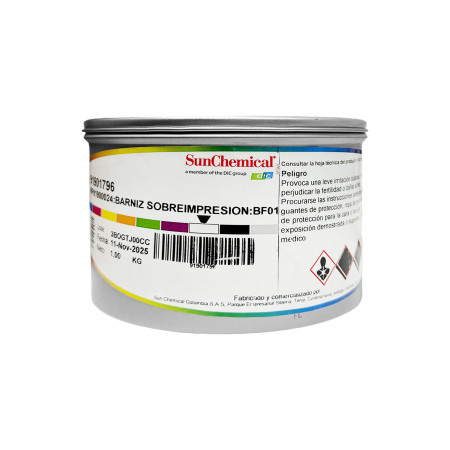BARNIZ LITOGRAFICO BRILLANTE X 1 KILO SUNCHEMICAL